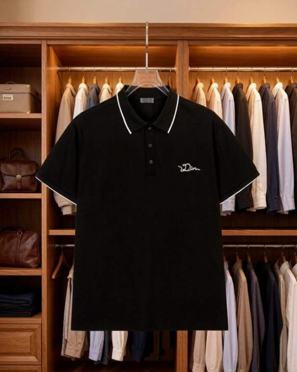 Picture of Dior Polo Shirts Short _SKUDiorM-3XLhgntx35828485